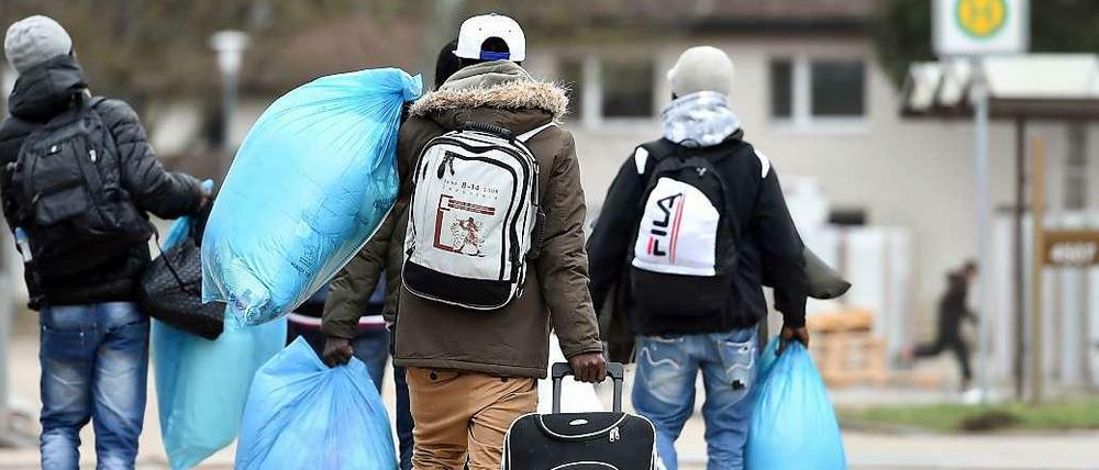 Der Streit um ein Flüchtlingsheim in Kittlitz droht zu eskalieren. In dem Heim sollen 130 Flüchtlinge Unterschlupf finden, so wie auf diesem Bild aus Heidelberg.