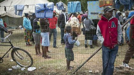 Flüchtlinge in einem Camp in der Nähe von Johannesburg. In Südafrika sind sie nicht mehr willkommen.