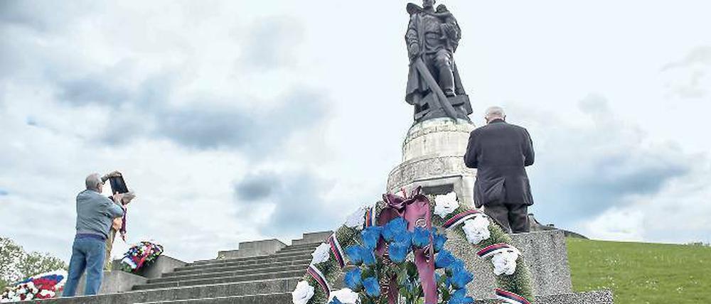 Ort zum Innehalten. Am Treptower Ehrenmal wird jedes Jahr am 8. Mai der gefallen Soldaten der Roten Armee gedacht.