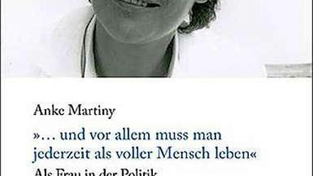Anke Martiny auf dem Titelbild ihrer Autobiografie.