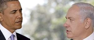 Gereizte Stimmung: Barack Obama (l.) und Benjamin Netanjahu halten wenig voneinander.