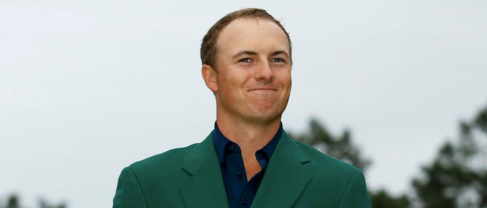 Jordan Spieth im berühmten Grünen Sakko des Augusta-Siegers
