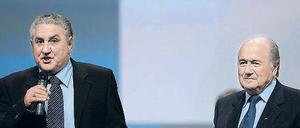 Jim Boyce, 70, ist seit 2011 einer von sieben Fifa-Vizepräsidenten. Im Mai scheidet der Ire (li.) aus dem Exekutivkomitee aus.