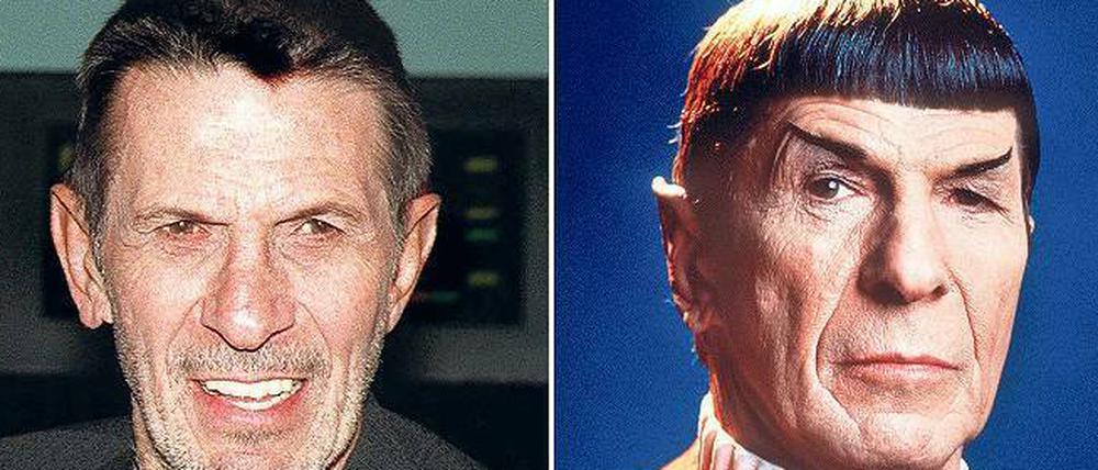 Doppelwesen. Nimoy und Spock.
