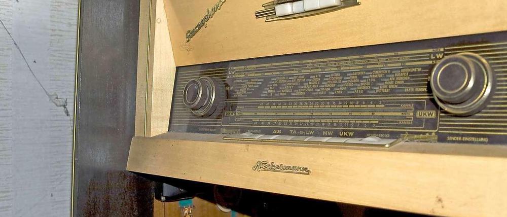 Kann man bestimmt auch noch Radioeins und Fritz mithören: Altes Neckermann-Radio