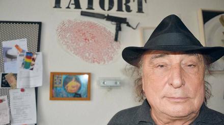 Der Profi. Peter Zingler im Arbeitszimmer seiner Frankfurter Wohnung. 