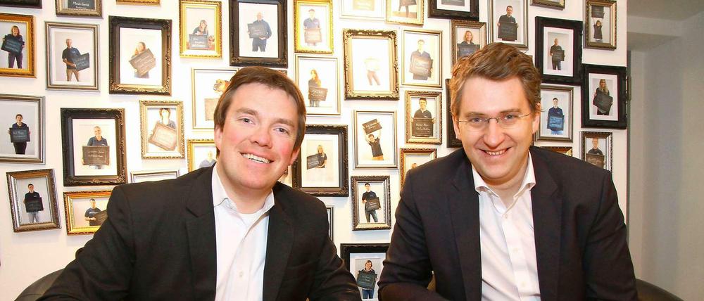Die Chefs von Audibene, Marco Vietor (links) und Paul Crusius, kennen sich bereits seit Studientagen.