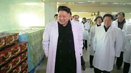 Der Machthaber von Nordkorea: Kim Jong Un. 