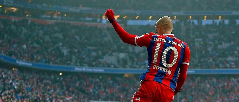 Gewohntes Bild: Der FC Bayern findet gegen den Hamburger SV wieder zu alter Form.