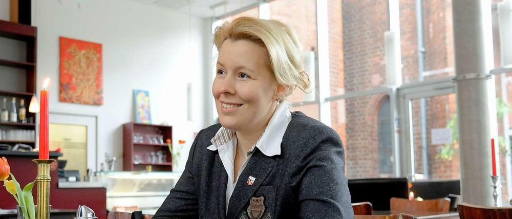 Franziska Giffey (SPD) soll die Nachfolgerin von Heinz Buschkowsky werden als Neuköllner Bürgermeisterin.