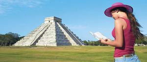 Unesco-Weltkulturerbe. Die Ruinenstadt Chichén Itzá ist eine der größten Attraktionen in Mexiko. Selten hat man sie – wie auf diesem Foto – fast für sich allein. 