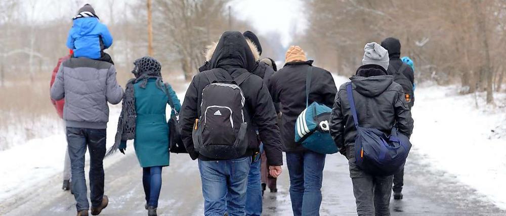 Flüchtlinge aus dem Kosovo (fotografiert in Ungarn)