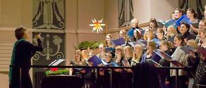 Die jüngeren Mitglieder des HardChorELLA bei einem Auftritt.