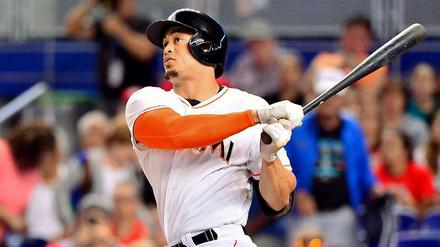 Ausgesorgt mit 25. Giancarlo Stanton darf sich in den nächsten 13 Jahren über 325 Millionen US-Dollar freuen.