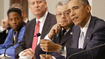 Obama will die Polizei stärker mit Körperkameras ausrüsten.
