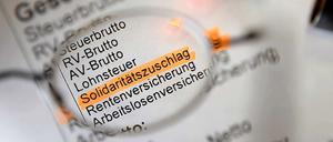 Was wird aus dem Soli?