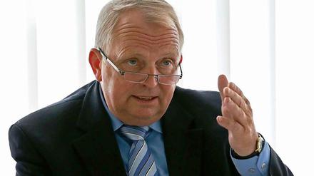 Streitet mit seiner Ex-Freundin um einen Traktor. Mecklenburg-Vorpommerns Agrarminister Till Backhaus.