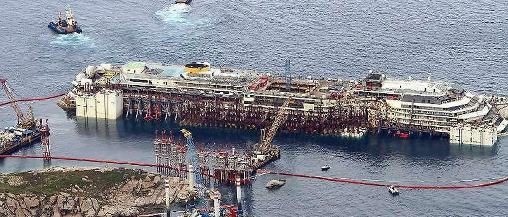 Vor drei Jahren havarierte das Kreuzfahrtschiff Costa Concordia vor der italienischen Küste.