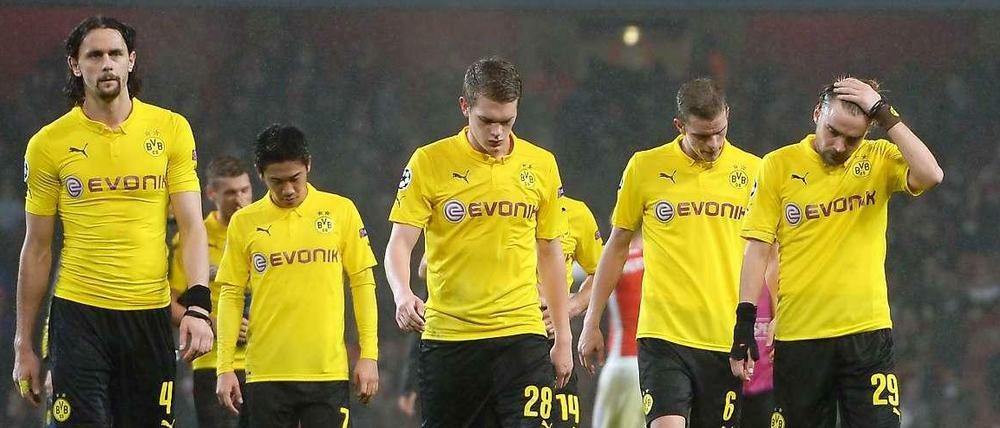 Wie lange dauert eine Mini-Krise? Bei der verdienten Niederlage gegen den FC Arsenal hat Borussia Dortmund erstmals in dieser Saison die aktuellen Probleme auch in der Champions League präsentiert.