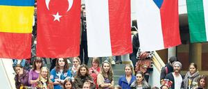 Die Uni ist bunt. International Day an der Universität in Frankfurt (Oder).