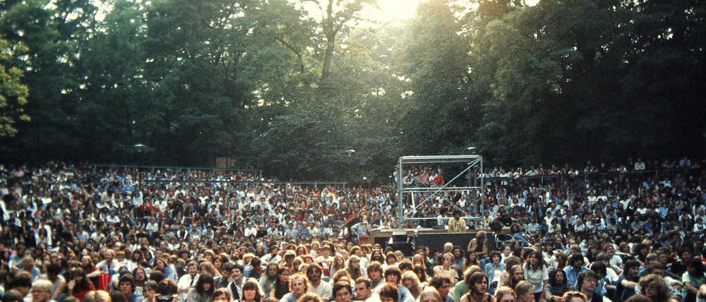 Hör den Bäumen zu - oder der Band. Die Generation der Babyboomer feierte Festivals im Wald.