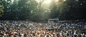 Hör den Bäumen zu - oder der Band. Die Generation der Babyboomer feierte Festivals im Wald.