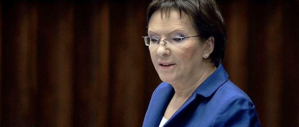 Polens neue Regierungschefin Ewa Kopacz.