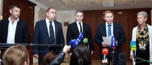 Bei den Gesprächen zum Ukraine-Konflikt in Minsk haben sich die Konfliktparteien auf eine Waffenruhe und die Schaffung einer demilitarisierten Pufferzone geeinigt. 
