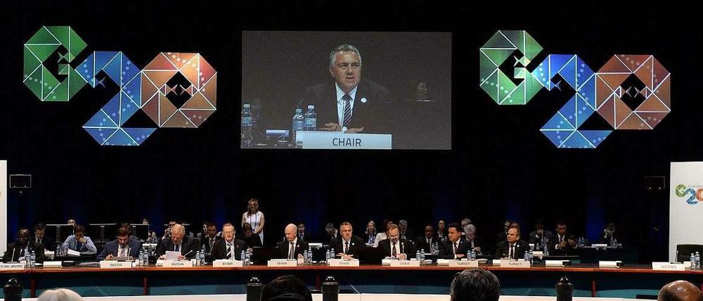 Die führenden Industrie- und Schwellenländer (G20) treffen sich am Samstag in Cairns.