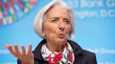 IWF-Chefin Christine Lagarde.