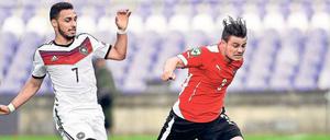 Hany Mukhtar (l.) darf bei der U 19 regelmäßig spielen.