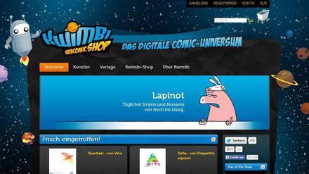 Fundgrube. Bei "Kwimbi" gibt es viele Comics, die man im Buchladen oder bei Amazon vergeblich sucht.