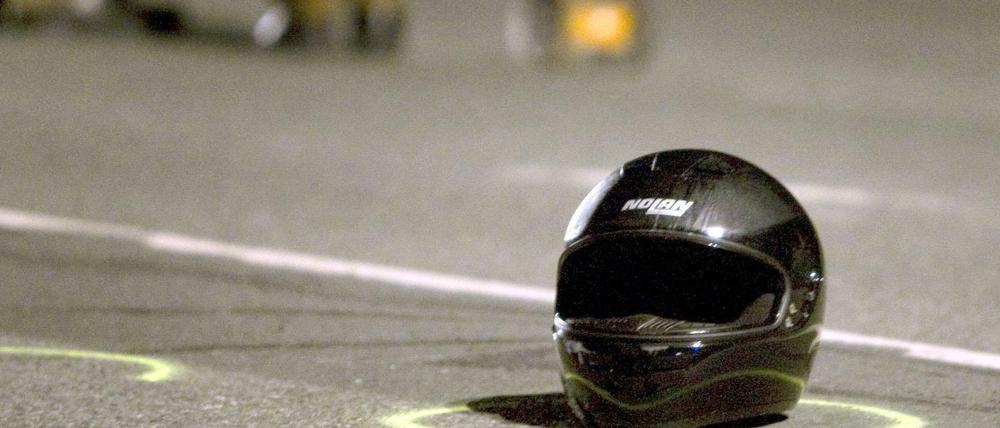 Motorradfahrer gehören im Berliner Straßenverkehr zur "Risikogruppe".