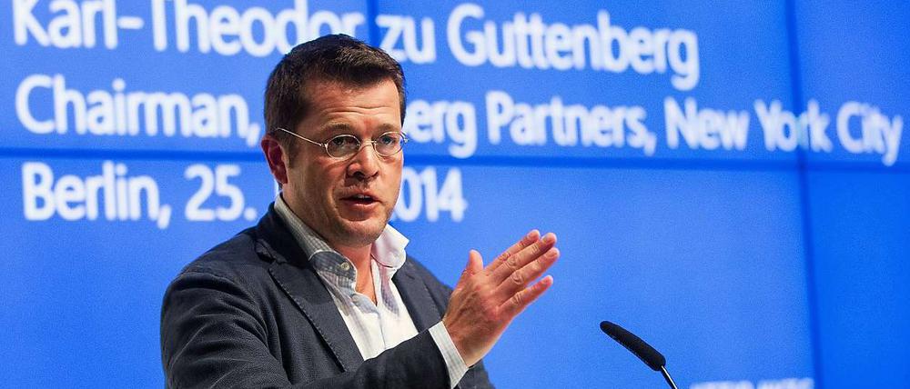 Guttenberg kam auf Einladung von Microsoft.
