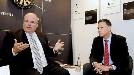Walter Kohl (l.) und sein Unternehmenspartner Frank Kübler.