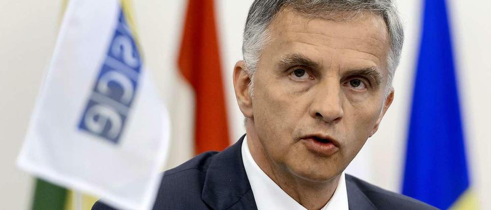 Didier Burkhalter, Schweizer Bundespräsident.