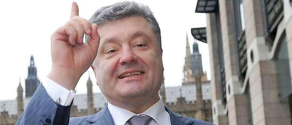 Der ukrainische Oligarch Pjotr Poroschenko.