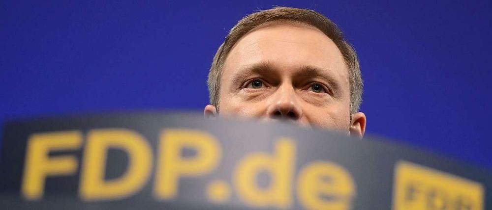 FDP-Chef Christian Lindner beim Dreikönigstreffen der Liberalen.
