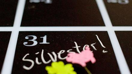 Für manche stets wieder eine Überraschung: Silvester am 31. Dezember. 