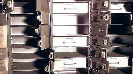 Alle leer. Die Täter räumten 309 Schließfächer aus – und verschwanden. Foto: dpa