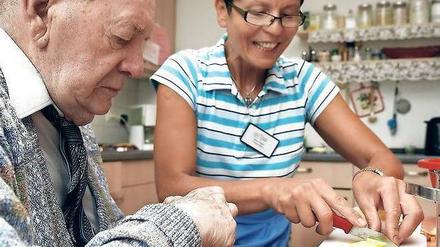 In guten Händen. Eine fachkundige Betreuung trägt wesentlich zum Wohlbefinden bei.