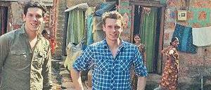 Hilfe für Indien: Rob (links) und Paul Forkan finanzieren Hilfsprojekte unter anderem im indischen Goa.
