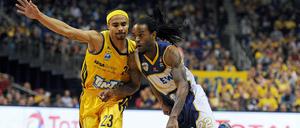 Julius Jenkins (r.) wird nochmal für Oldenburg gegen seinen Ex-Verein Alba Berlin auflaufen.