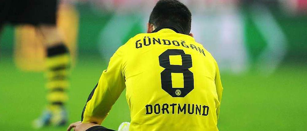 Hat Rücken: Dortmunds Ilkay Gündogan.