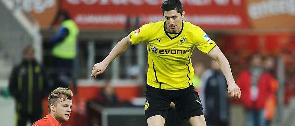 Robert Lewandowski traf zum 2:1 und 3:1 gegen Mainz.
