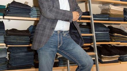 Er hatte 44 Jahre die Hosen an. City-Jeans-Chef Henryk Berler.