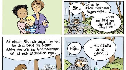 Vom echten Leben inspiriert: Ein Strip aus der Reihe.