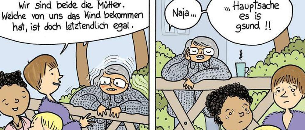 Vom echten Leben inspiriert: Ein Strip aus der Reihe.