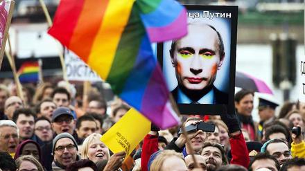 Kinder müssen geschützt werden. So begründet Russland mit Staatschef Putin seine Anti-Homosexuellen-Politik.