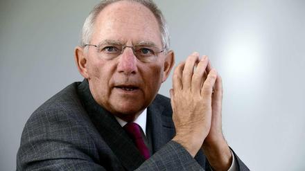 Finanzminister Wolfgang Schäuble (CDU).
